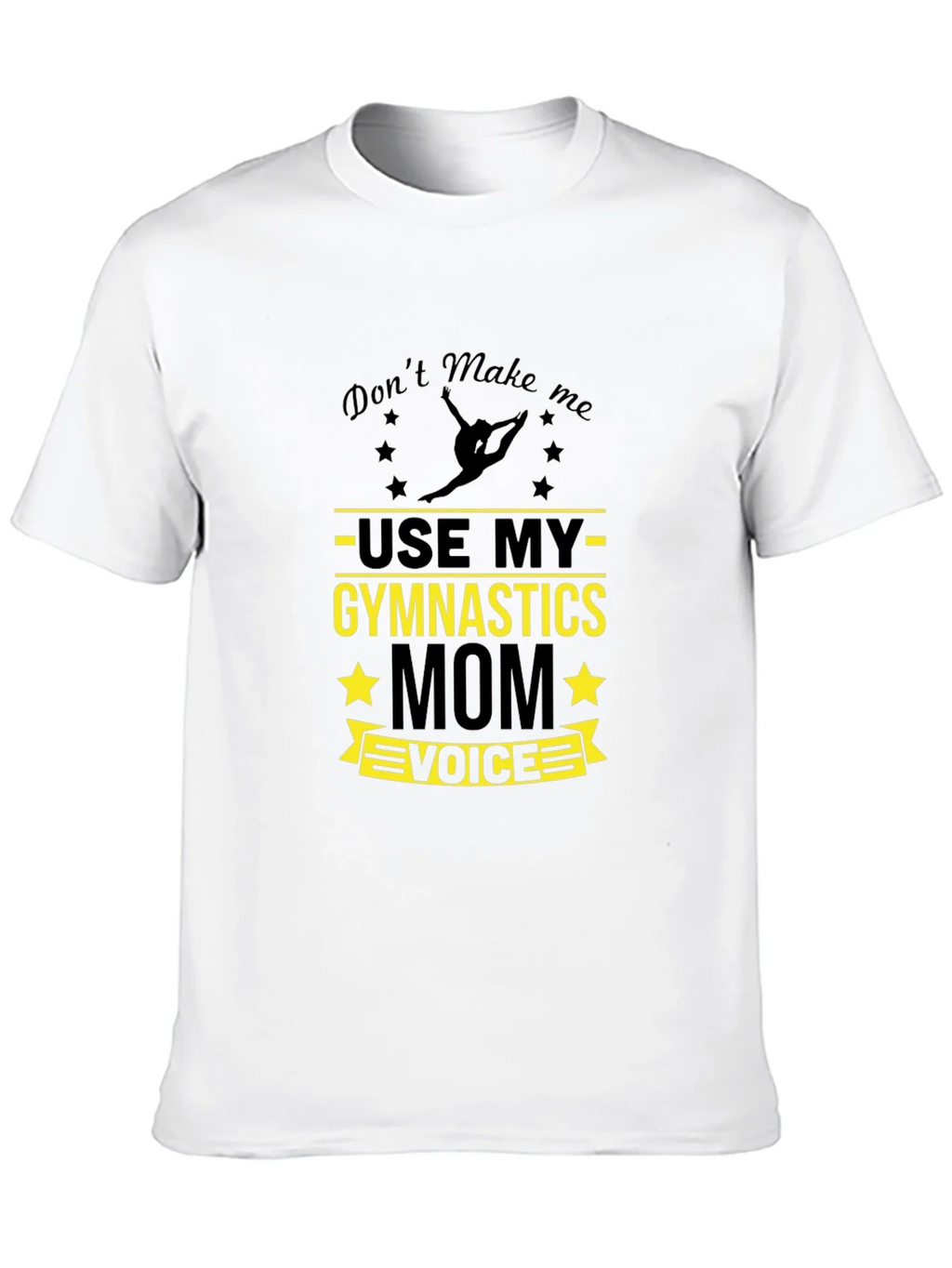 Gymnastics Mom Voice T-Shirt - Funny Gymnast Tee product image 4