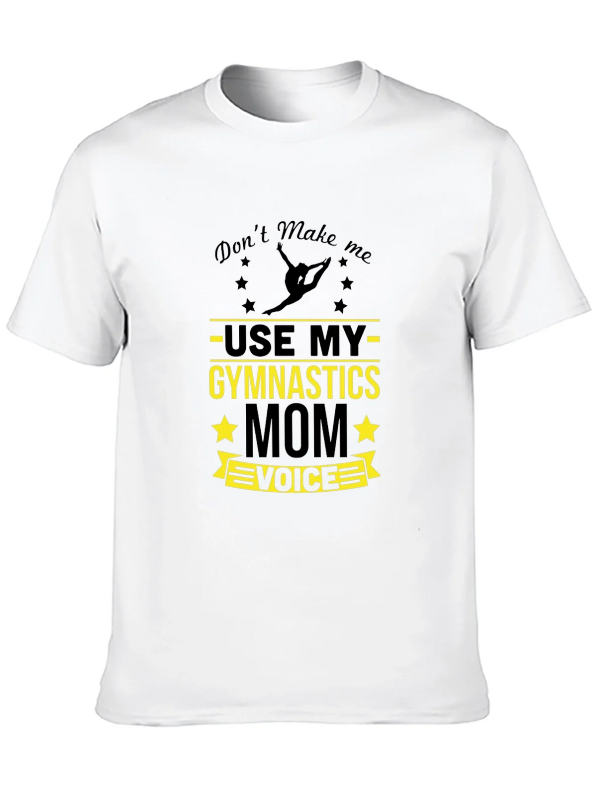 Gymnastics Mom Voice T-Shirt - Funny Gymnast Tee product image 4