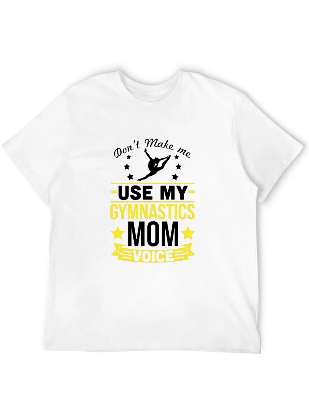 Gymnastics Mom Voice T-Shirt - Funny Gymnast Tee product image 5