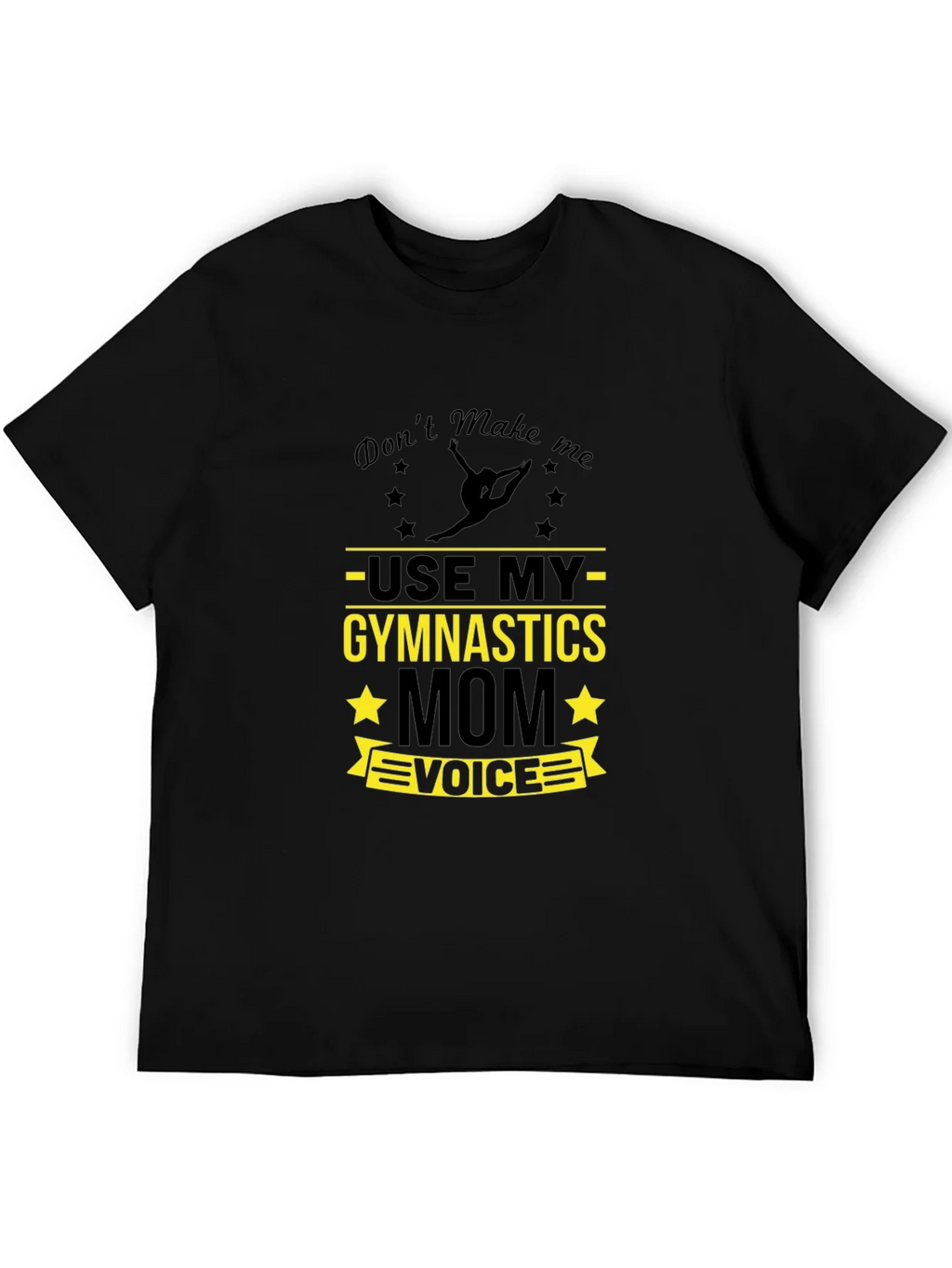 Gymnastics Mom Voice T-Shirt - Funny Gymnast Tee product image 3