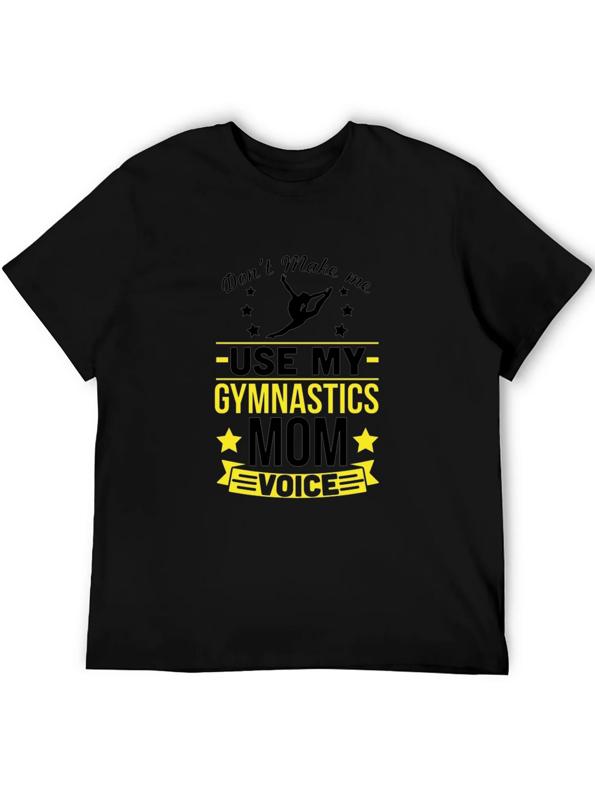 Gymnastics Mom Voice T-Shirt - Funny Gymnast Tee product image 3