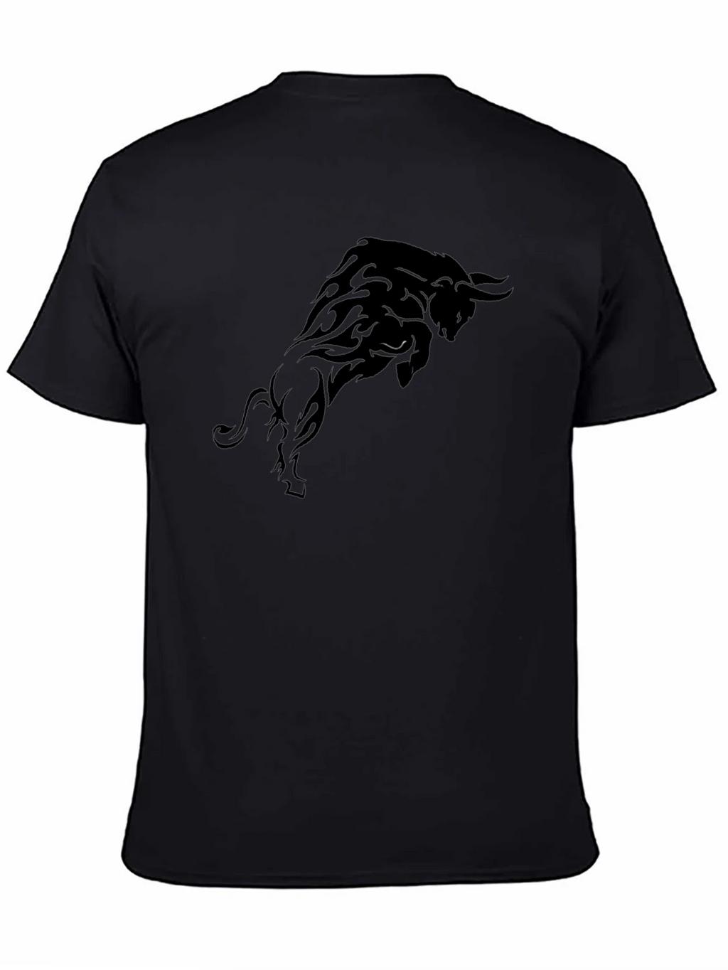 Black Bull Graphic T-Shirt - Bold Statement Tee product image 4