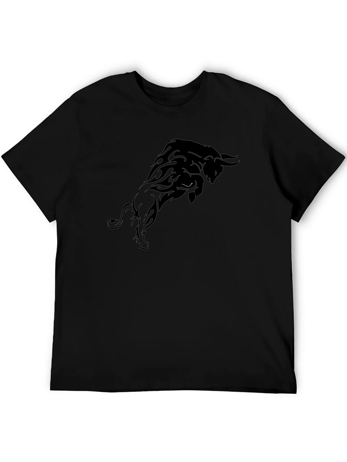 Black Bull Graphic T-Shirt - Bold Statement Tee product image 5