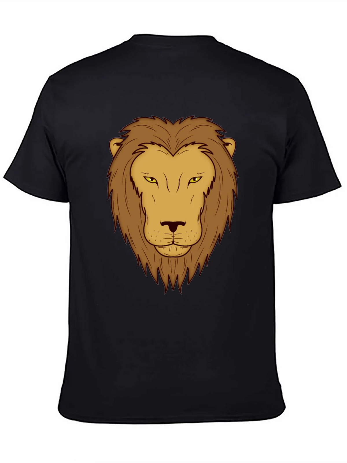 Lion Graphic Print T-Shirt - Black product image 4