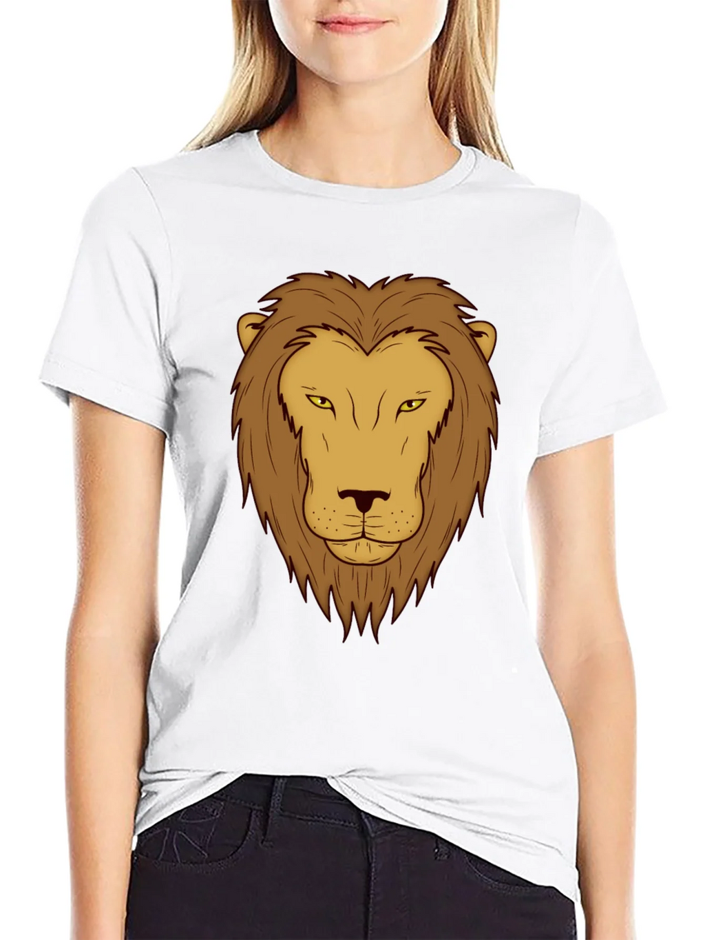 Lion Graphic Print T-Shirt - Black product image 8