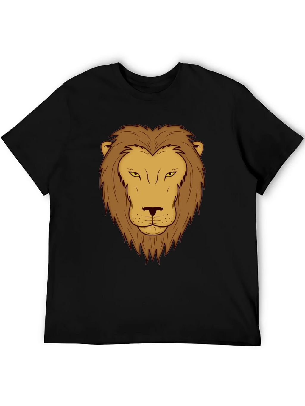 Lion Graphic Print T-Shirt - Black product image 5