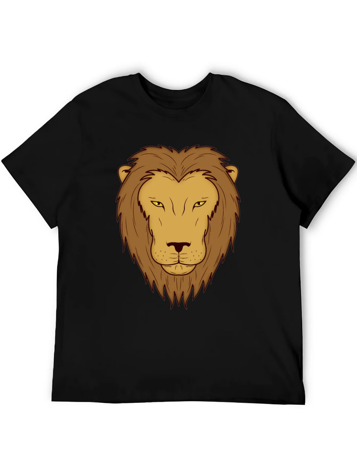 Lion Graphic Print T-Shirt - Black product image 5