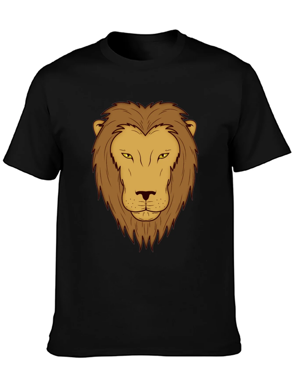 Lion Graphic Print T-Shirt - Black product image 3