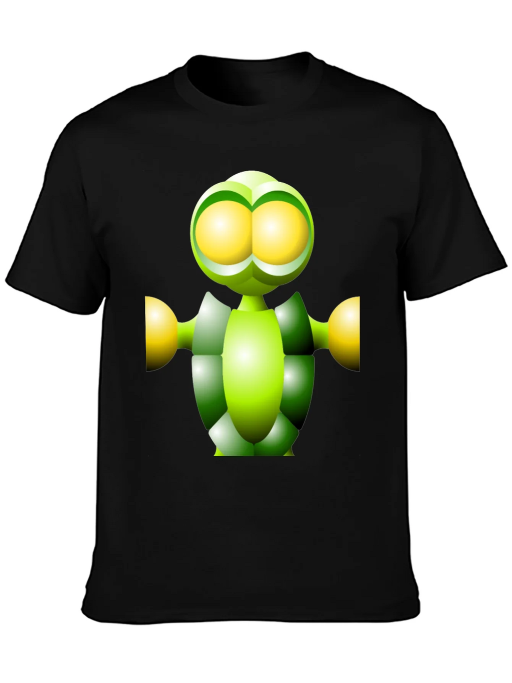 Green Robot Graphic Tee - Funky Modern Design product image 3