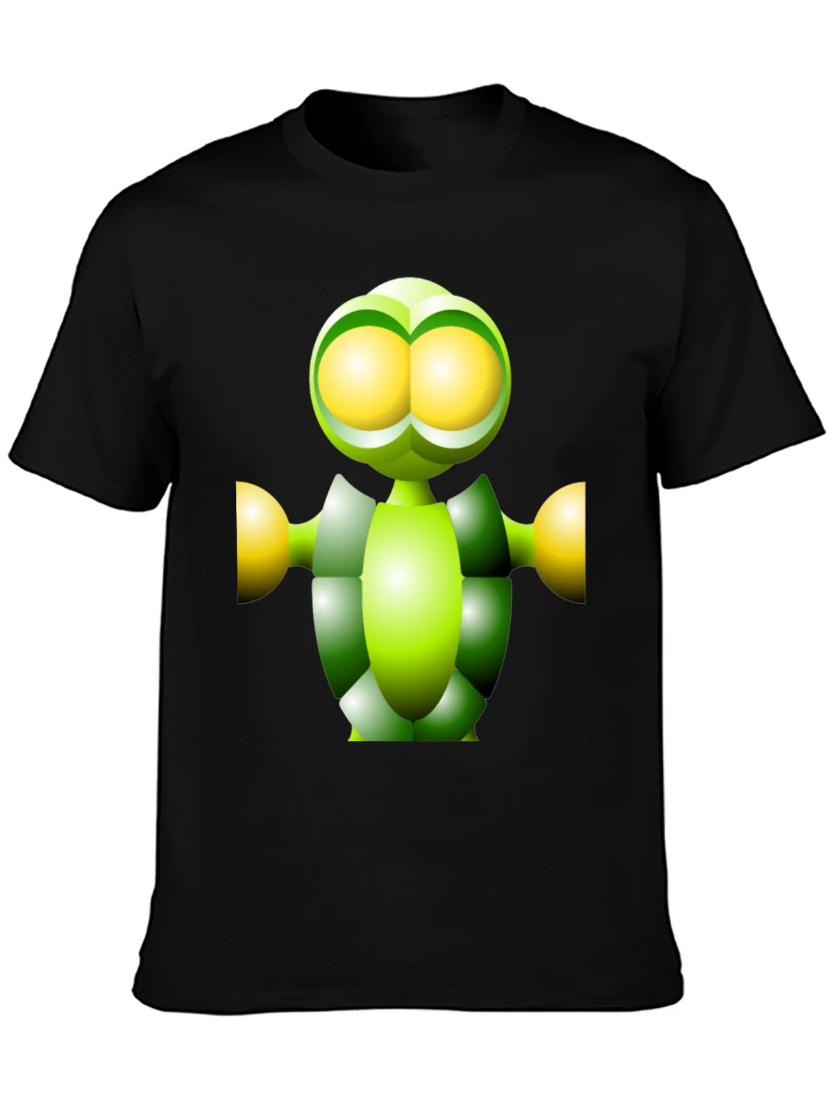 Green Robot Graphic Tee - Funky Modern Design product image 3