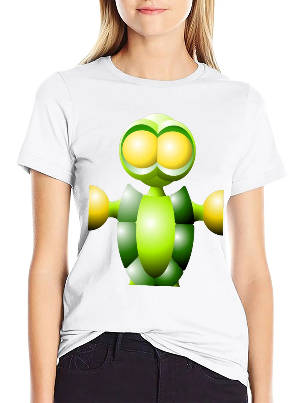 Green Robot Graphic Tee - Funky Modern Design product image 8