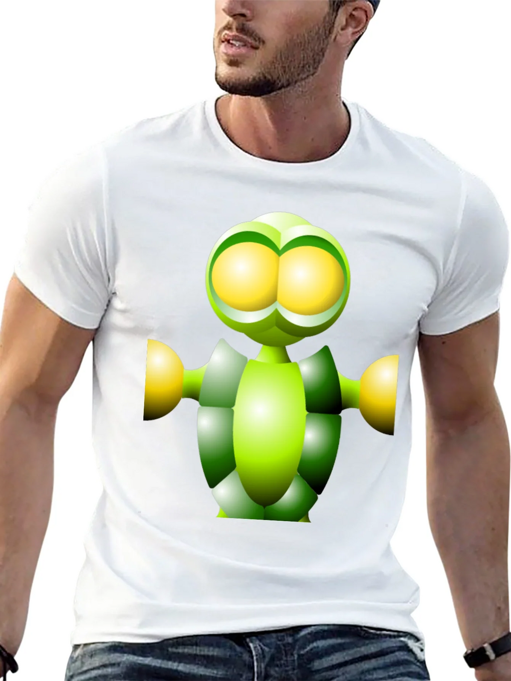 Green Robot Graphic Tee - Funky Modern Design product image 12