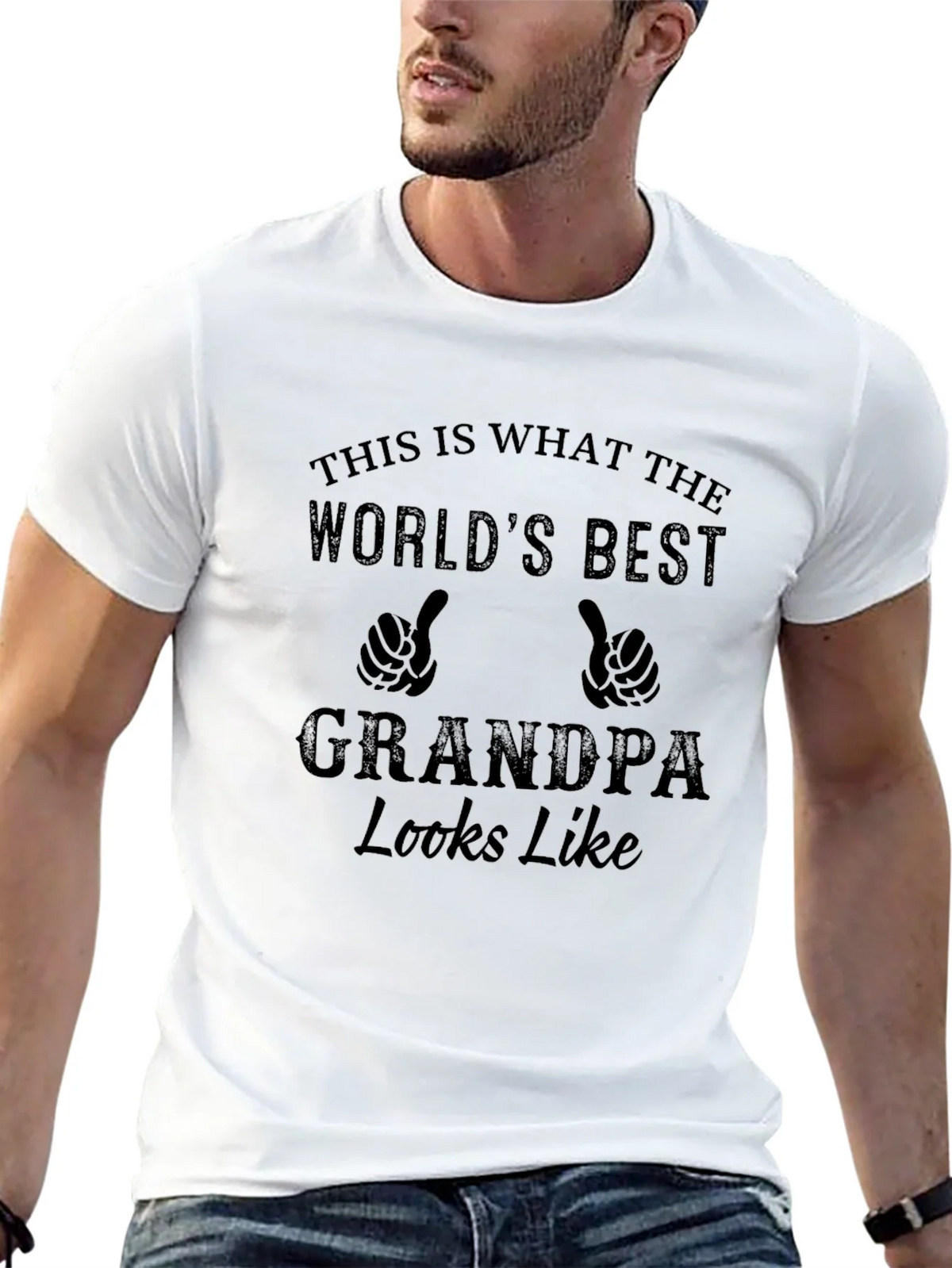 Worlds Best Grandpa T-Shirt - Gift for product image 2