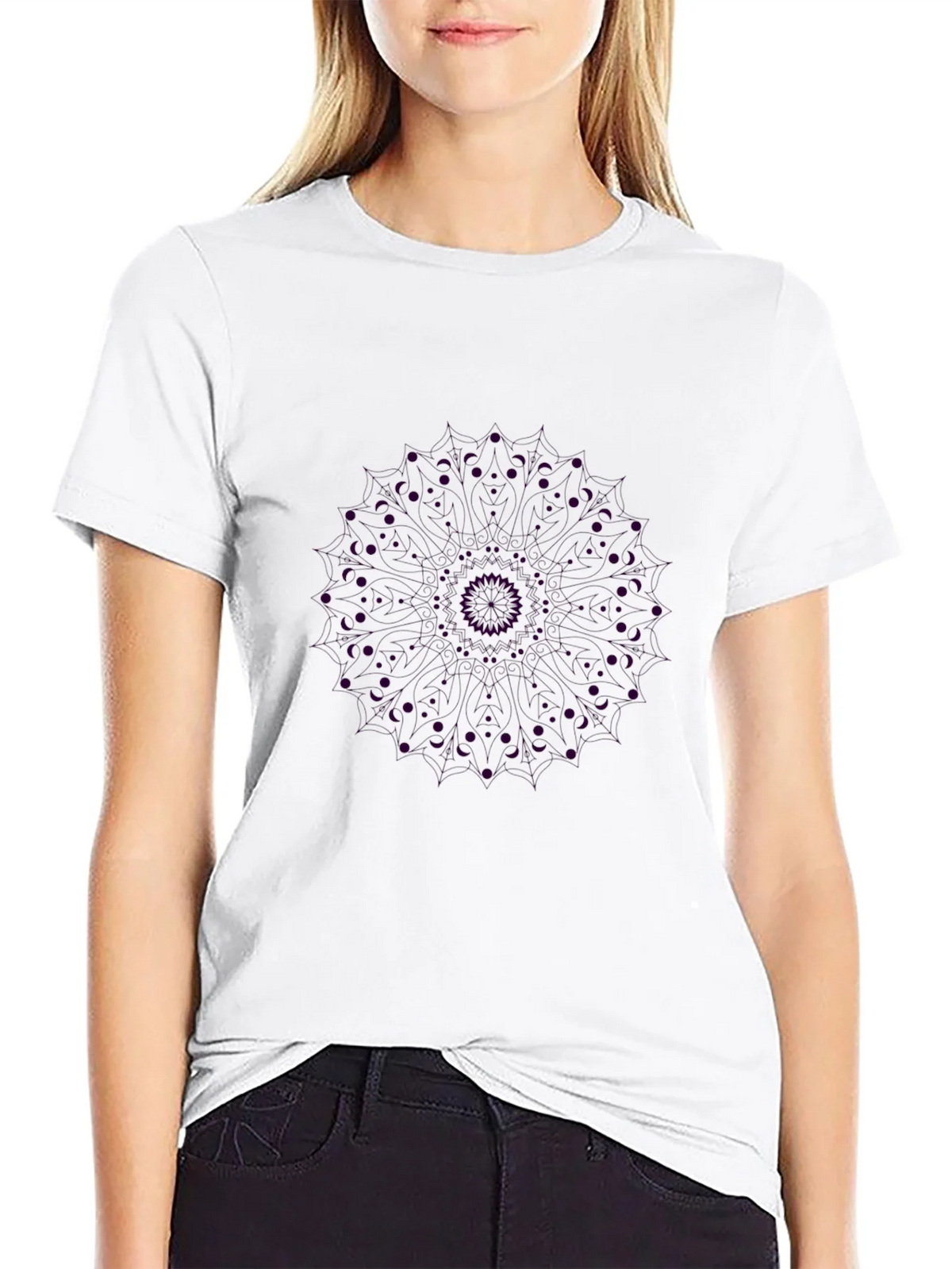 Black Mandala Graphic Tee - Unique Design product image 8