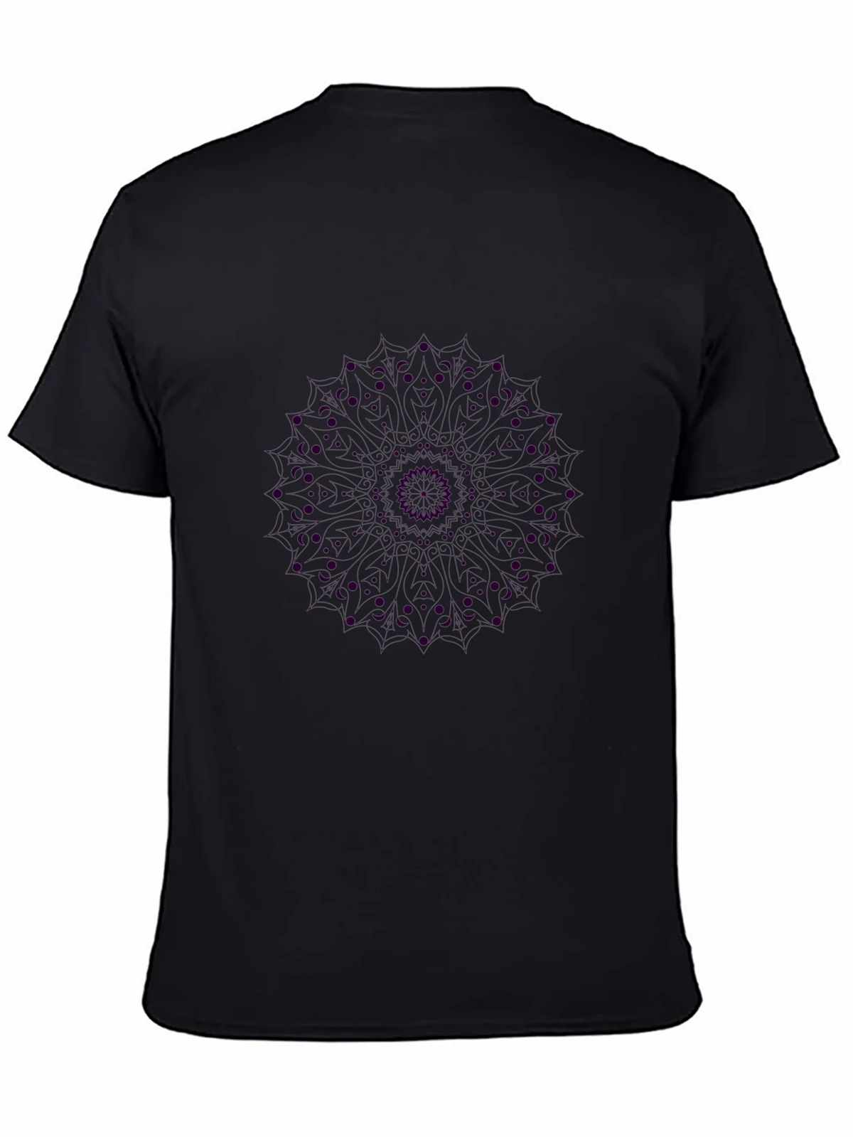 Black Mandala Graphic Tee - Unique Design product image 4