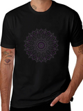 Black Mandala Graphic Tee - Unique Design product image 1