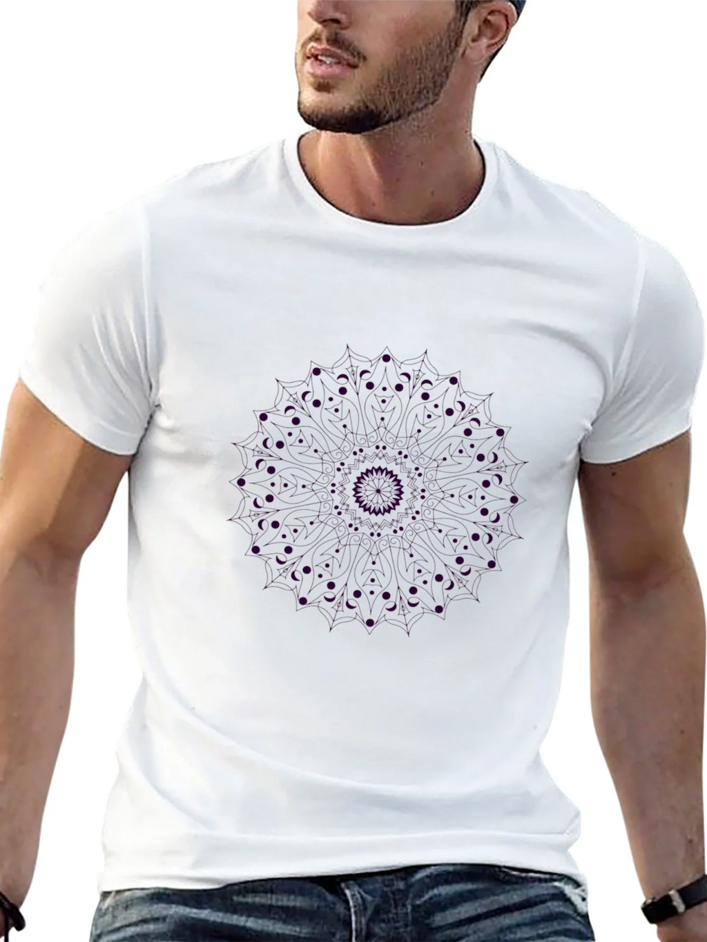 Black Mandala Graphic Tee - Unique Design product image 12