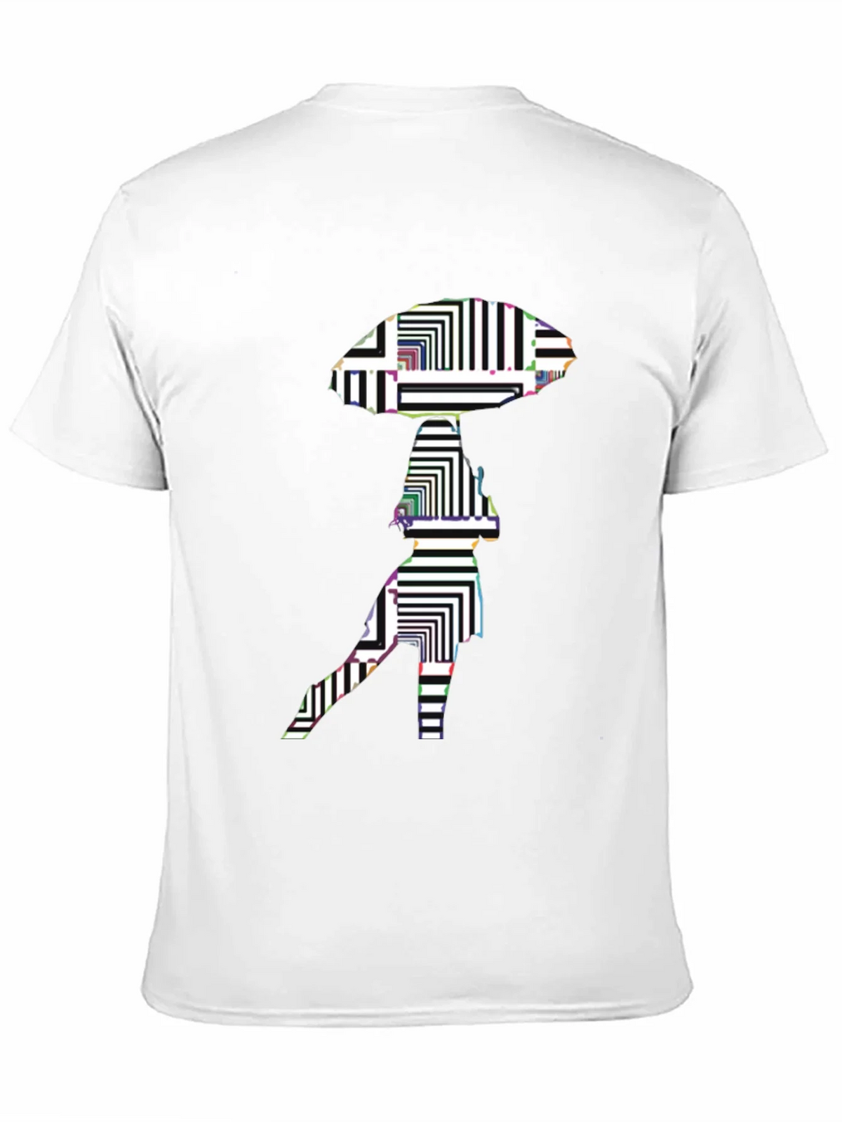 Abstract Alien Graphic Black T-Shirt product image 10