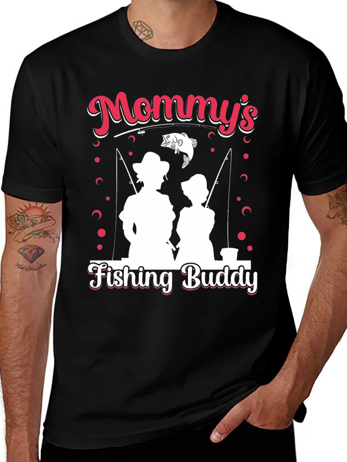 Mommys Fishing Buddy T-Shirt product image 1