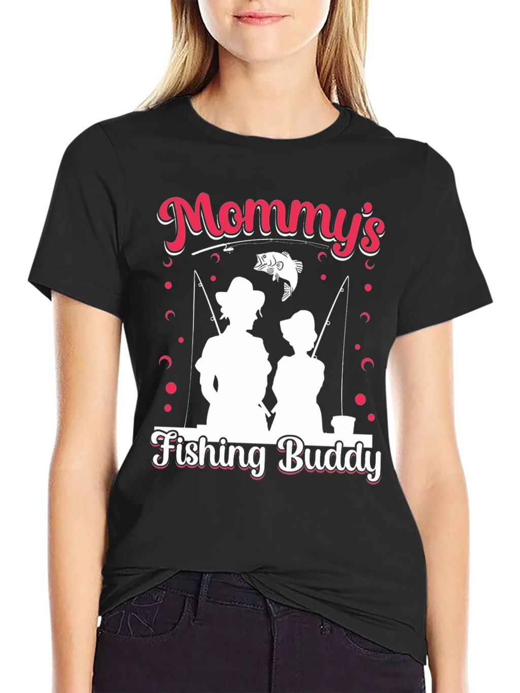 Mommys Fishing Buddy T-Shirt product image 2