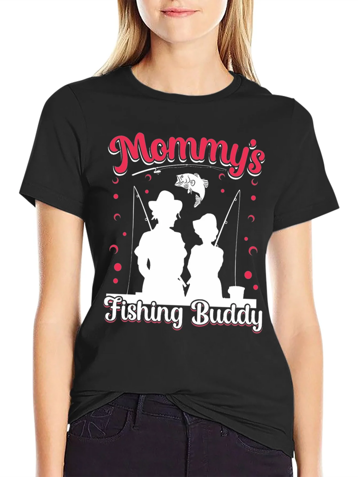 Mommys Fishing Buddy T-Shirt product image 2