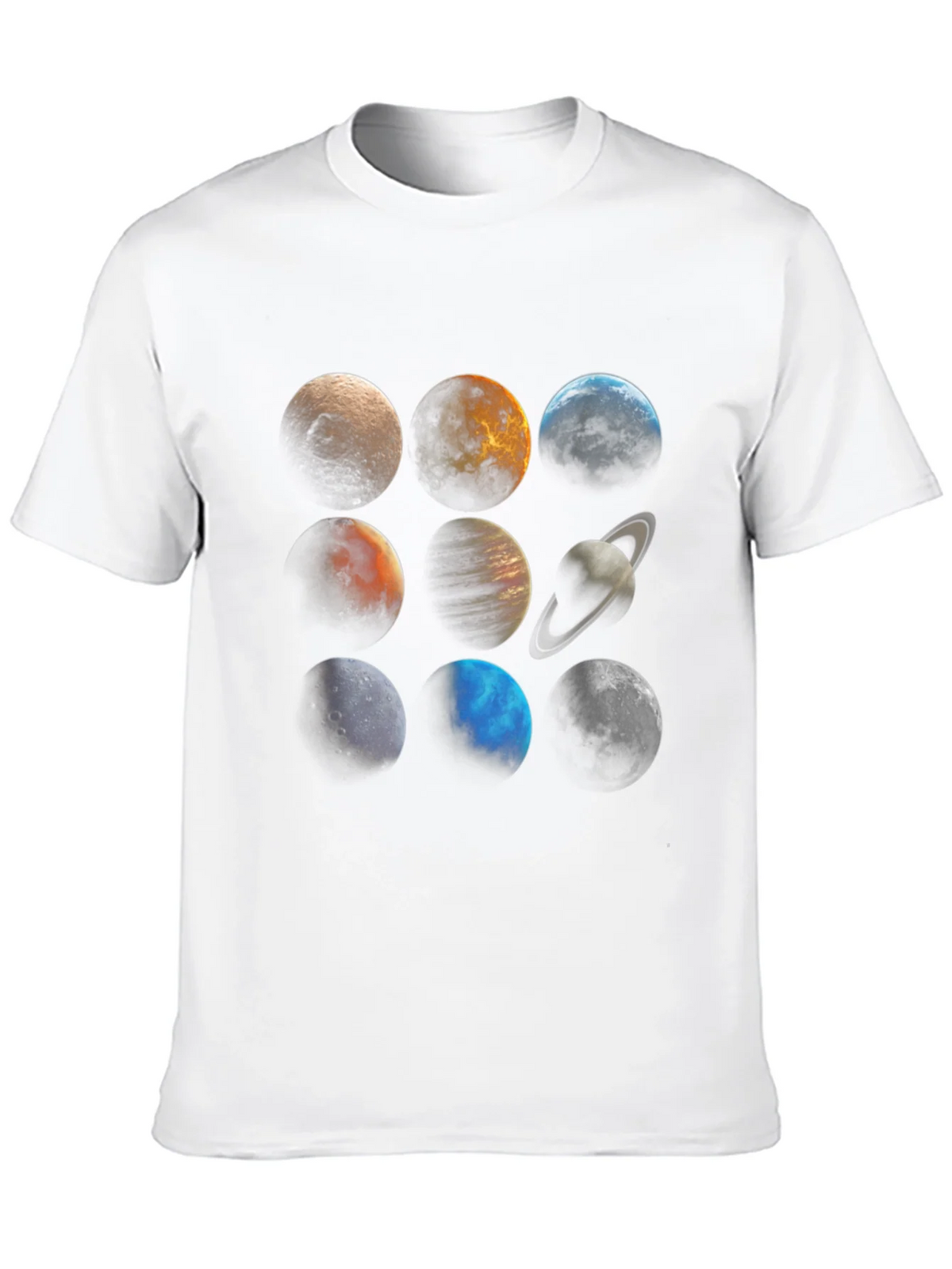 Planetary System Graphic Tee - Unisex Black T-Shirt product image 9