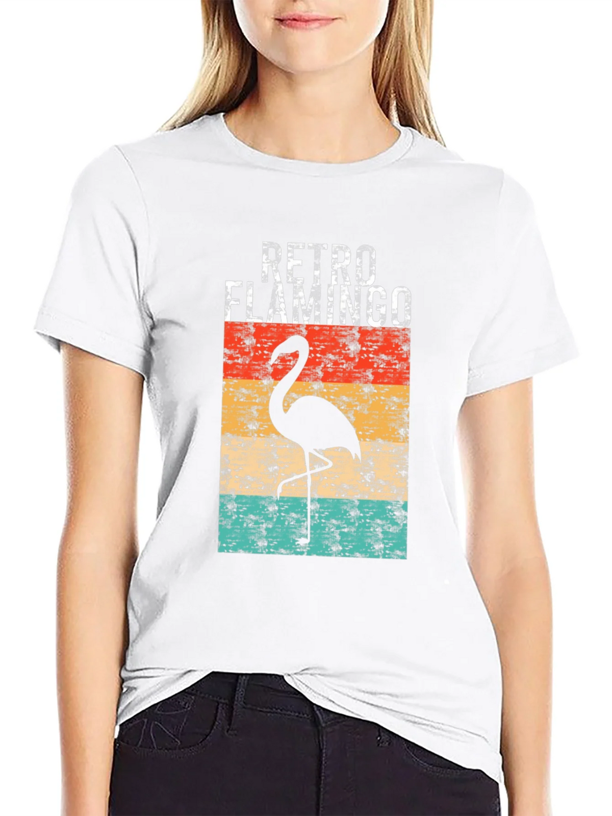 Retro Flamingo Graphic Tee product image 8
