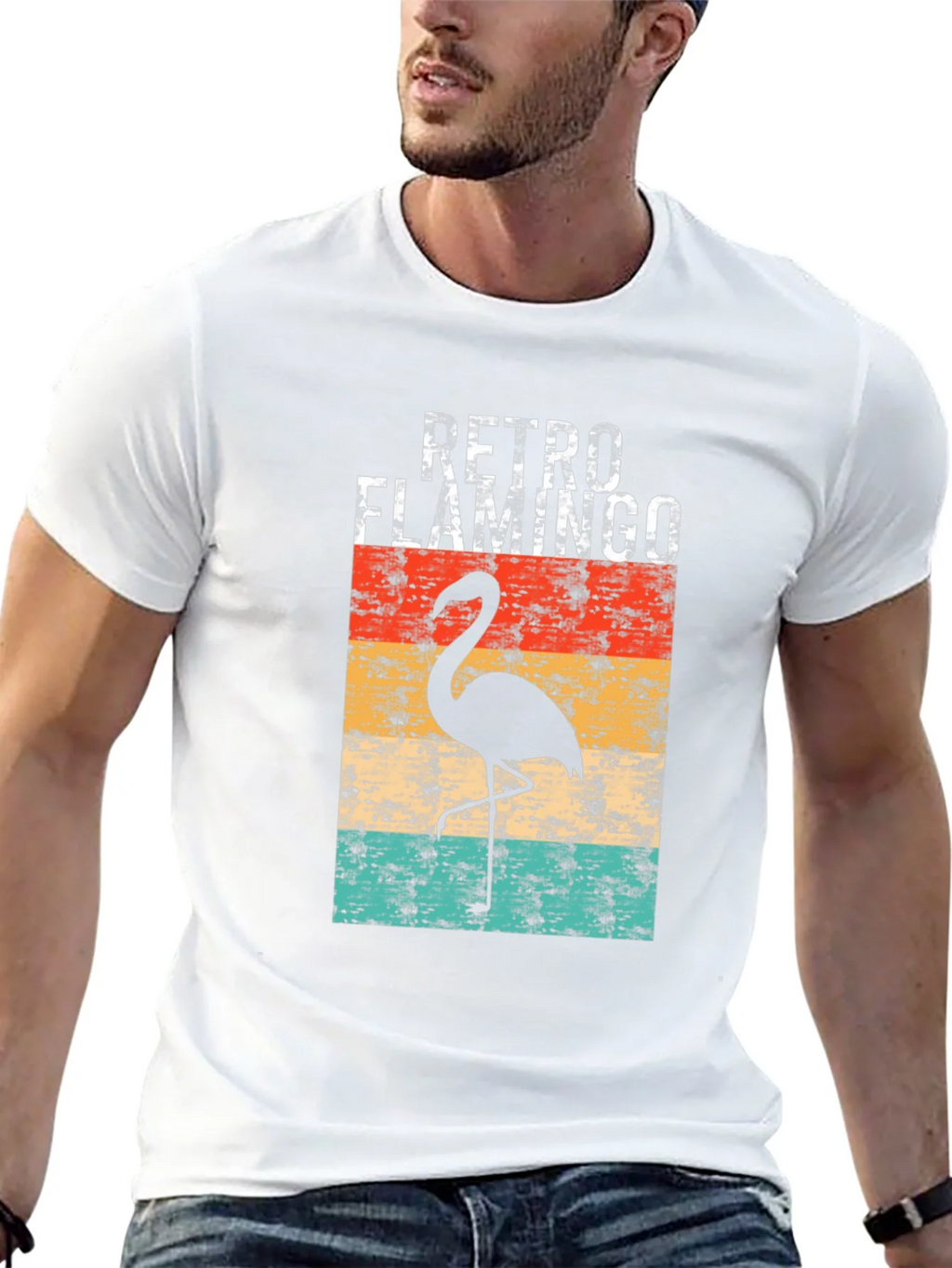 Retro Flamingo Graphic Tee product image 12
