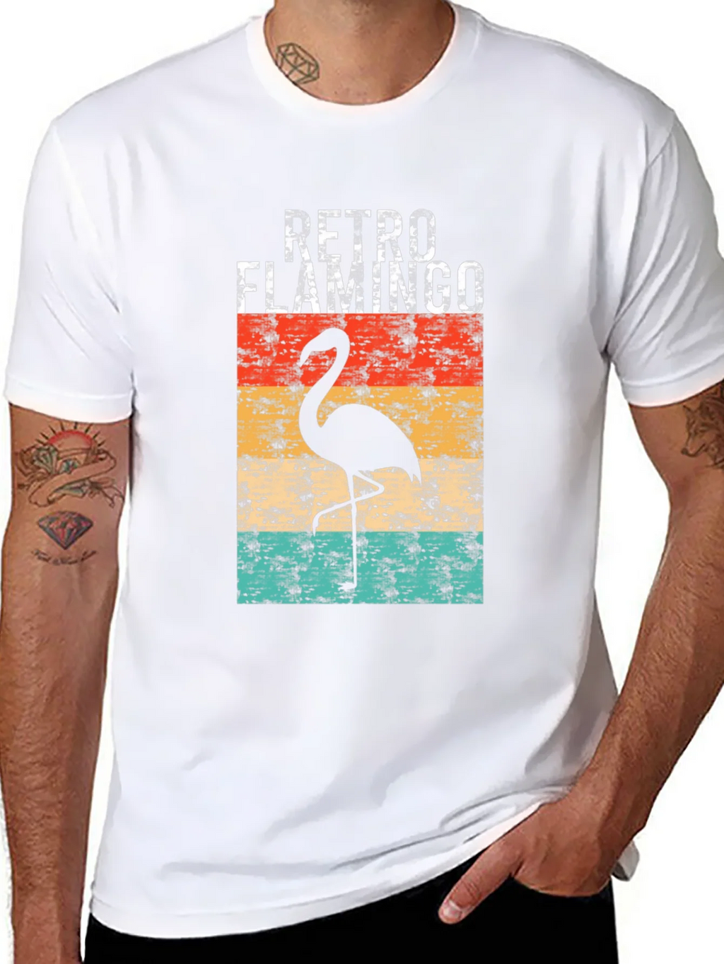 Retro Flamingo Graphic Tee product image 7
