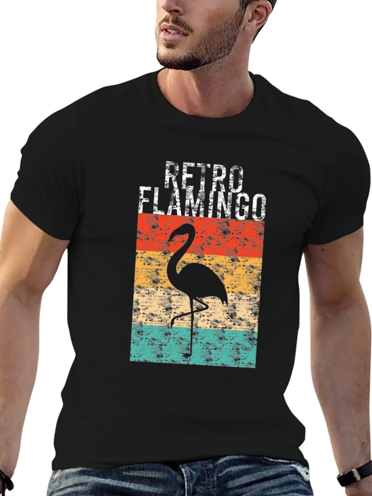 Retro Flamingo Graphic Tee product image 6