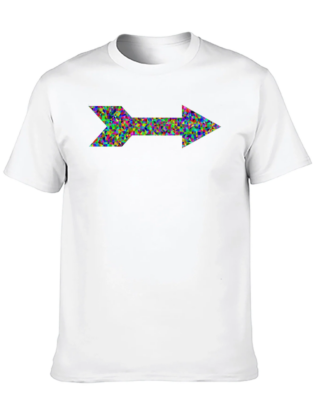 Abstract Arrow Graphic Black T-Shirt product image 9