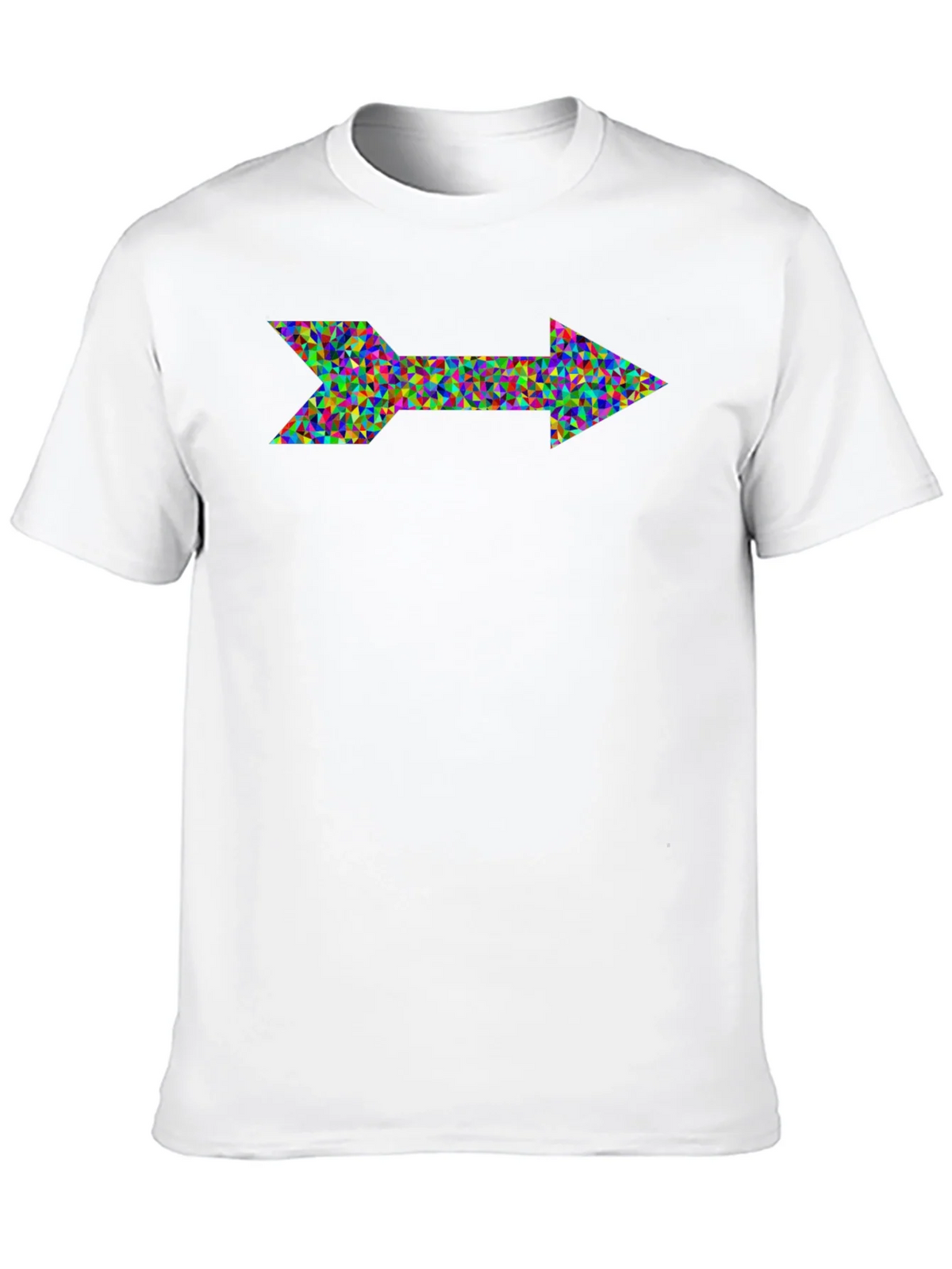 Abstract Arrow Graphic Black T-Shirt product image 9