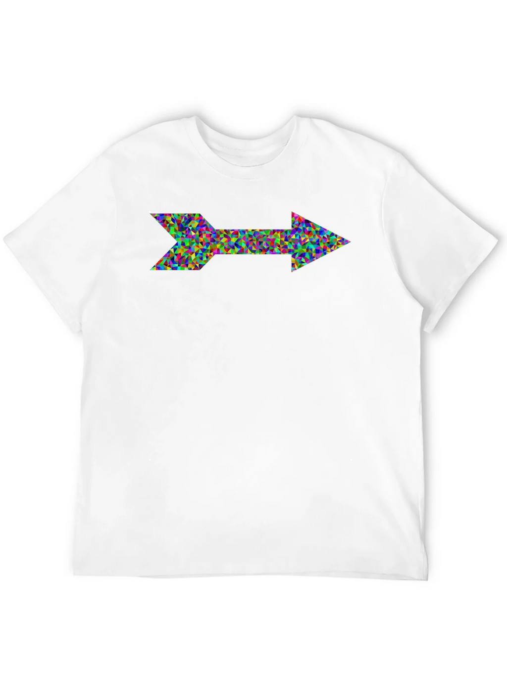 Abstract Arrow Graphic Black T-Shirt product image 11