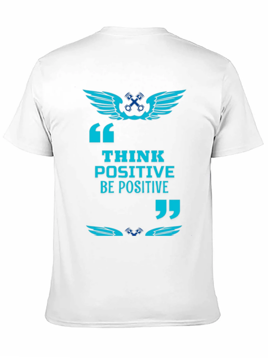 Think Positive Black Graphic Tee product image 6