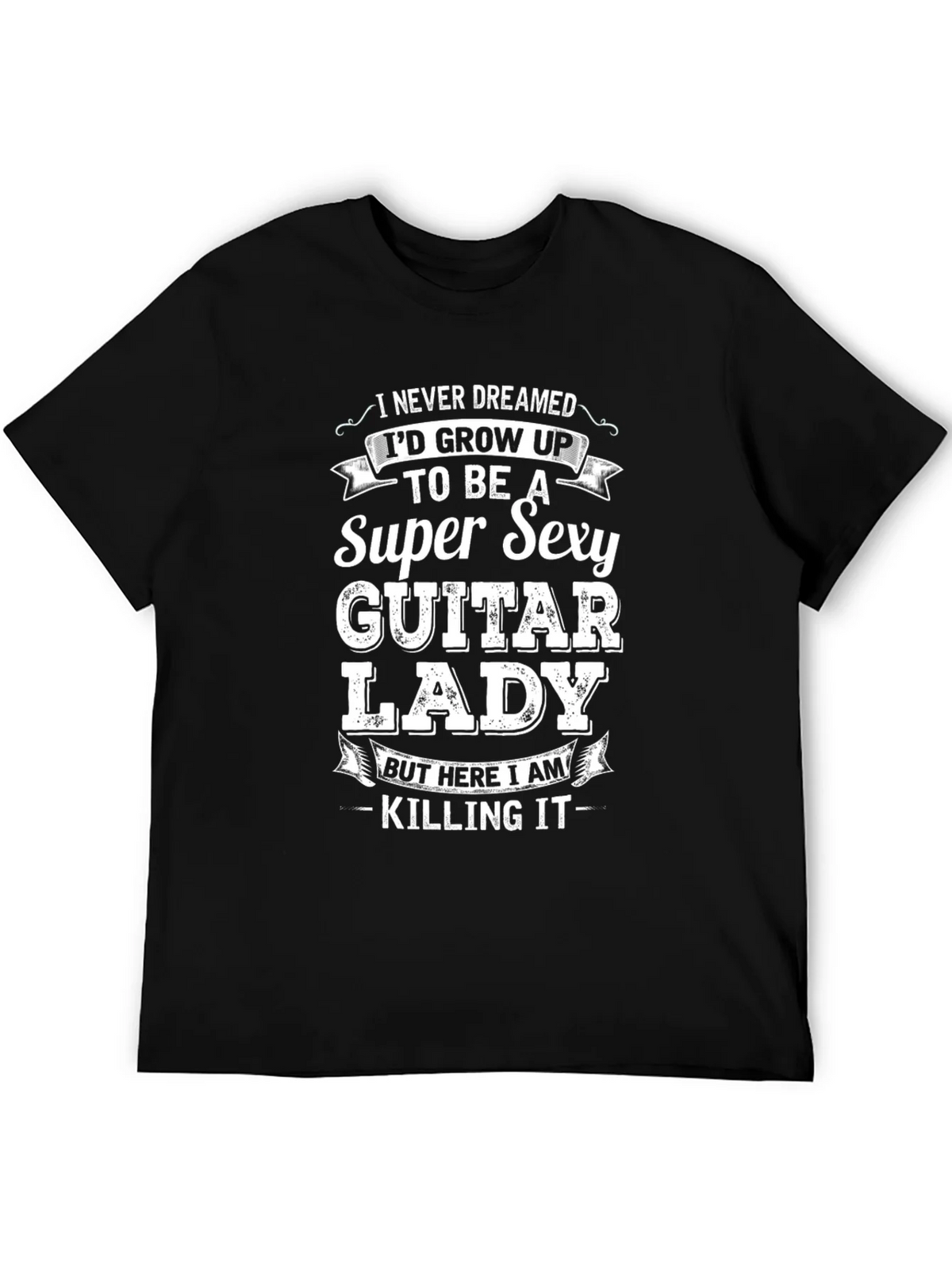 Super Sexy Guitar Lady T-Shirt product image 5