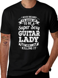 Super Sexy Guitar Lady T-Shirt product image 1