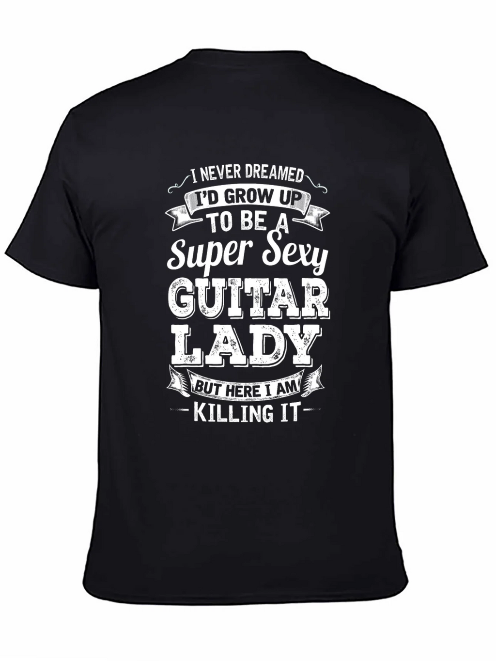 Super Sexy Guitar Lady T-Shirt product image 4