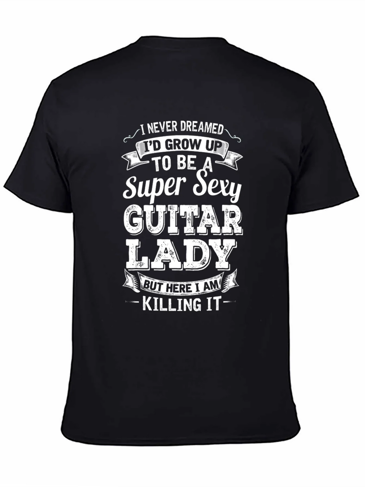 Super Sexy Guitar Lady T-Shirt product image 4