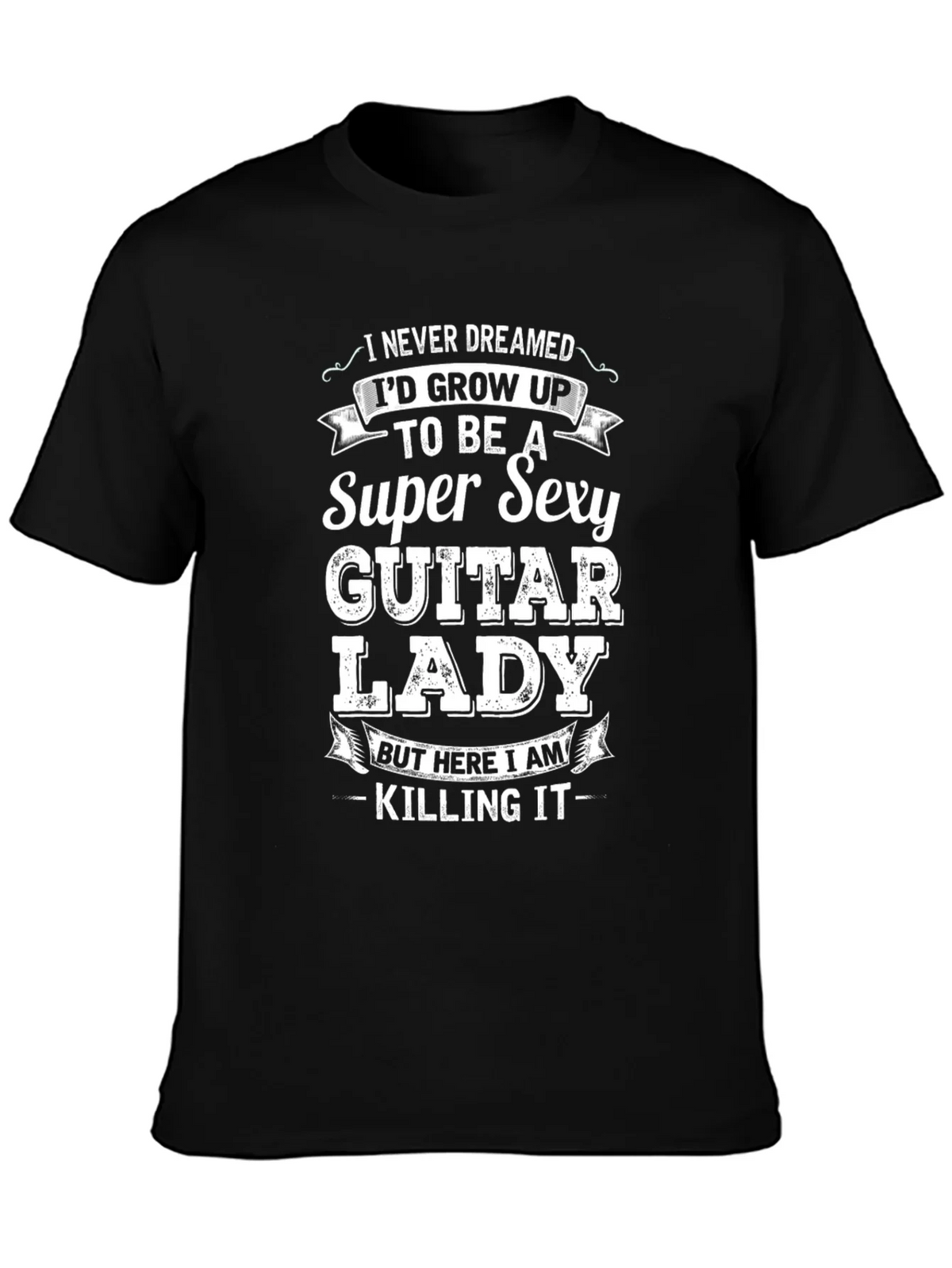 Super Sexy Guitar Lady T-Shirt product image 3