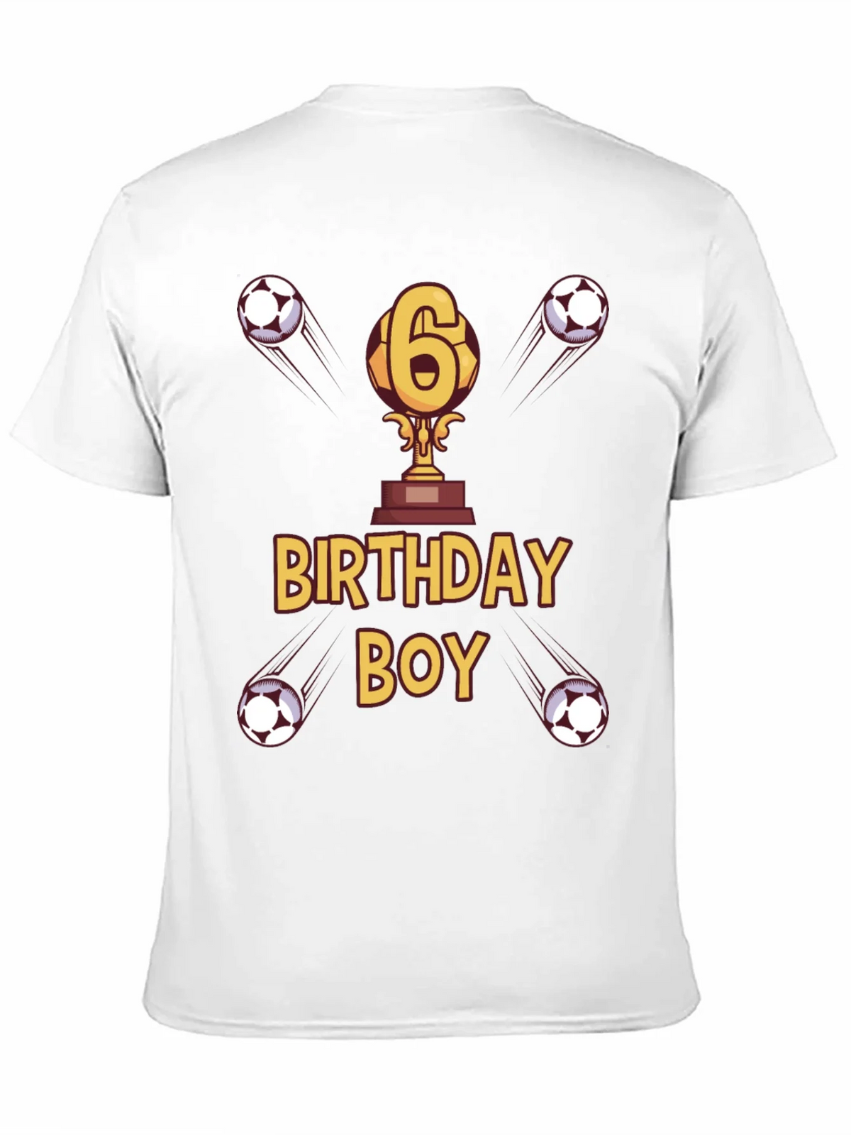 Birthday Boy Soccer T-Shirt - Age 6 product image 10