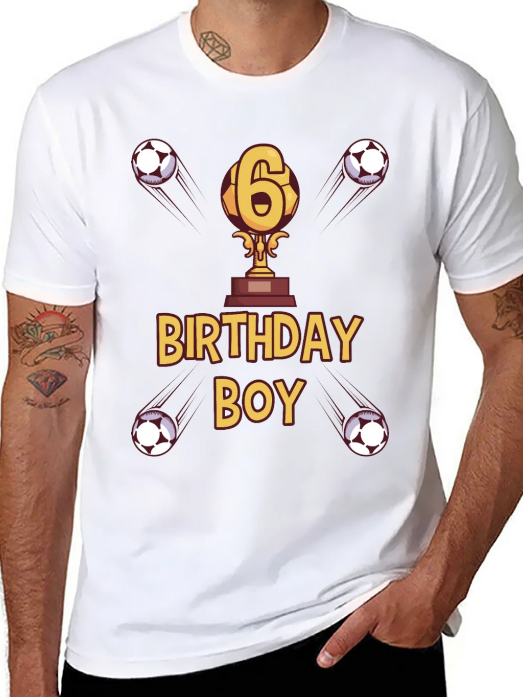 Birthday Boy Soccer T-Shirt - Age 6 product image 7