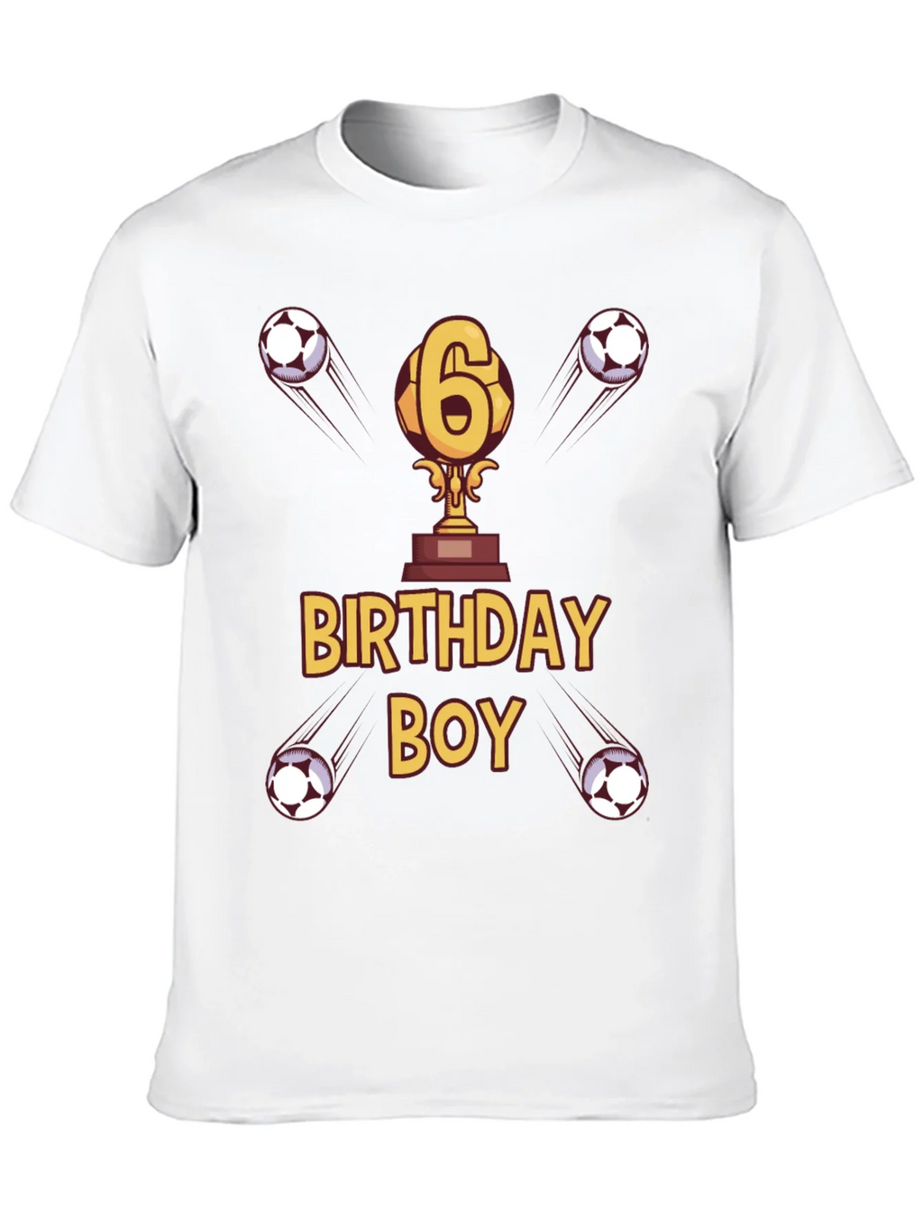 Birthday Boy Soccer T-Shirt - Age 6 product image 9
