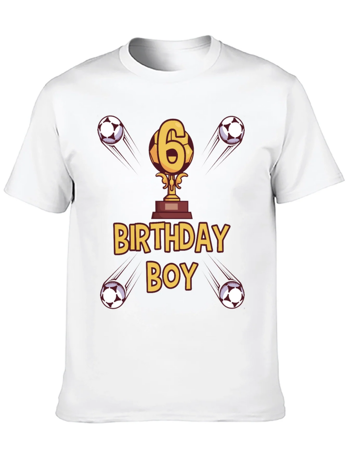 Birthday Boy Soccer T-Shirt - Age 6 product image 9