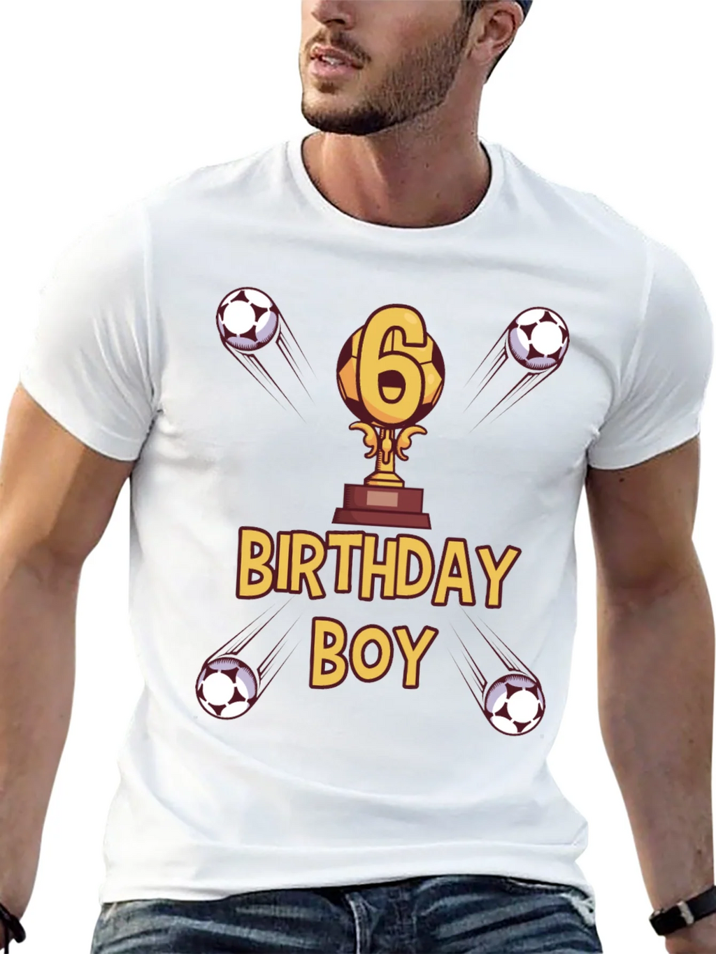 Birthday Boy Soccer T-Shirt - Age 6 product image 12
