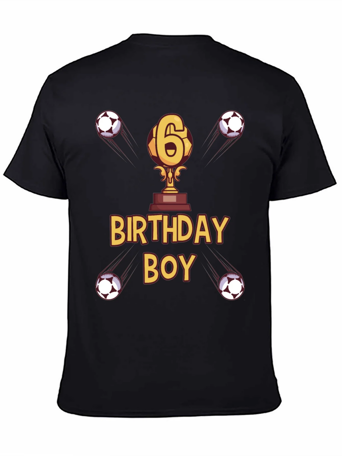 Birthday Boy Soccer T-Shirt - Age 6 product image 4
