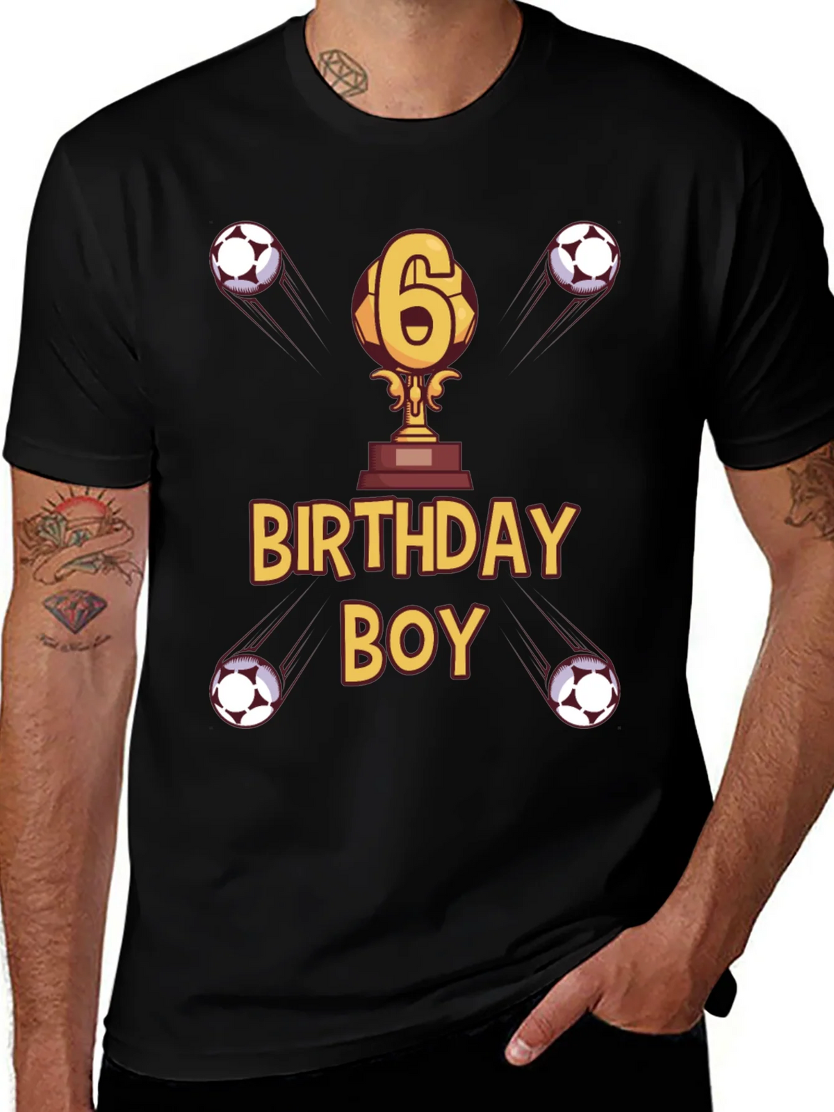 Birthday Boy Soccer T-Shirt - Age 6 product image 1