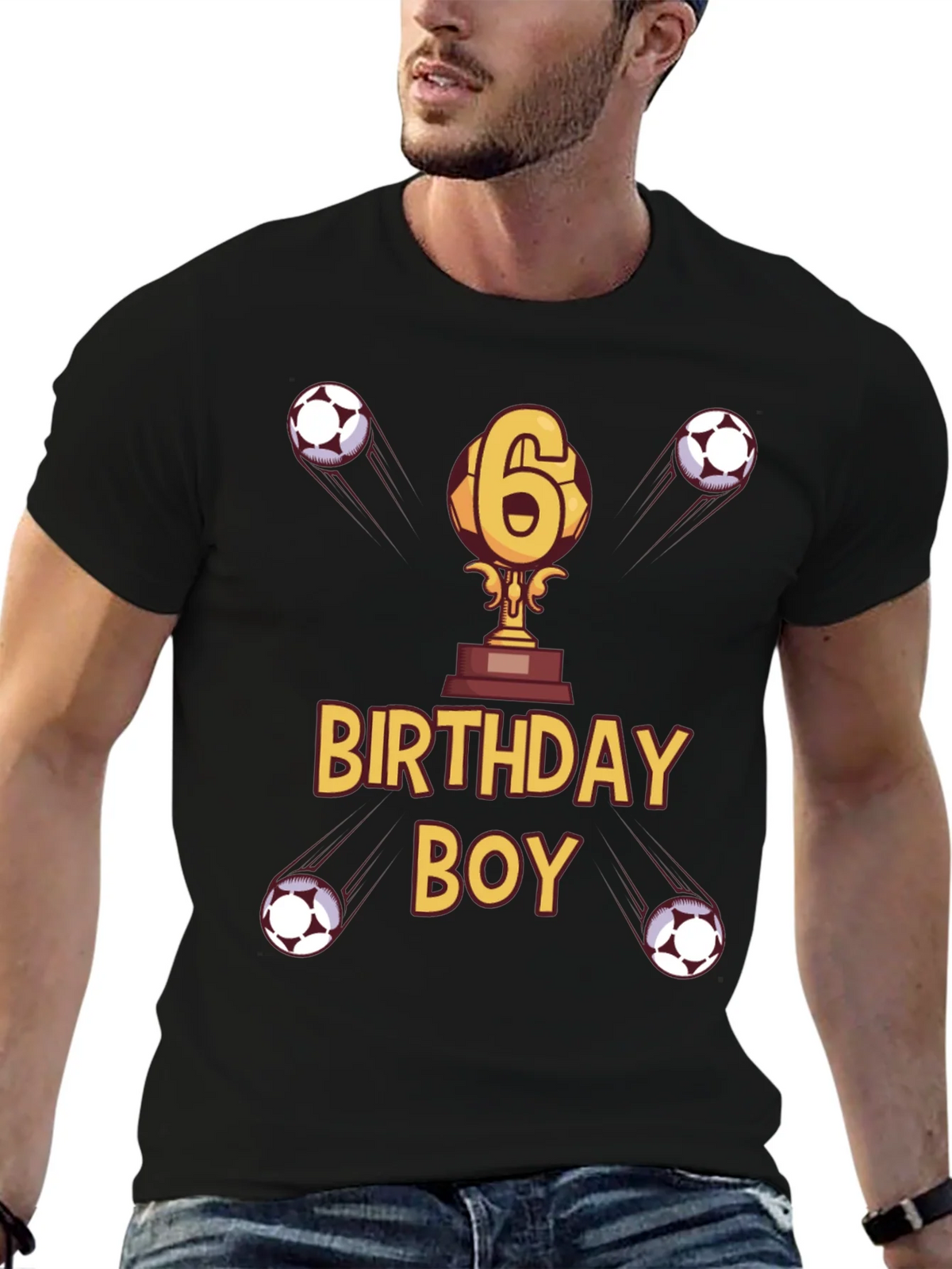 Birthday Boy Soccer T-Shirt - Age 6 product image 6