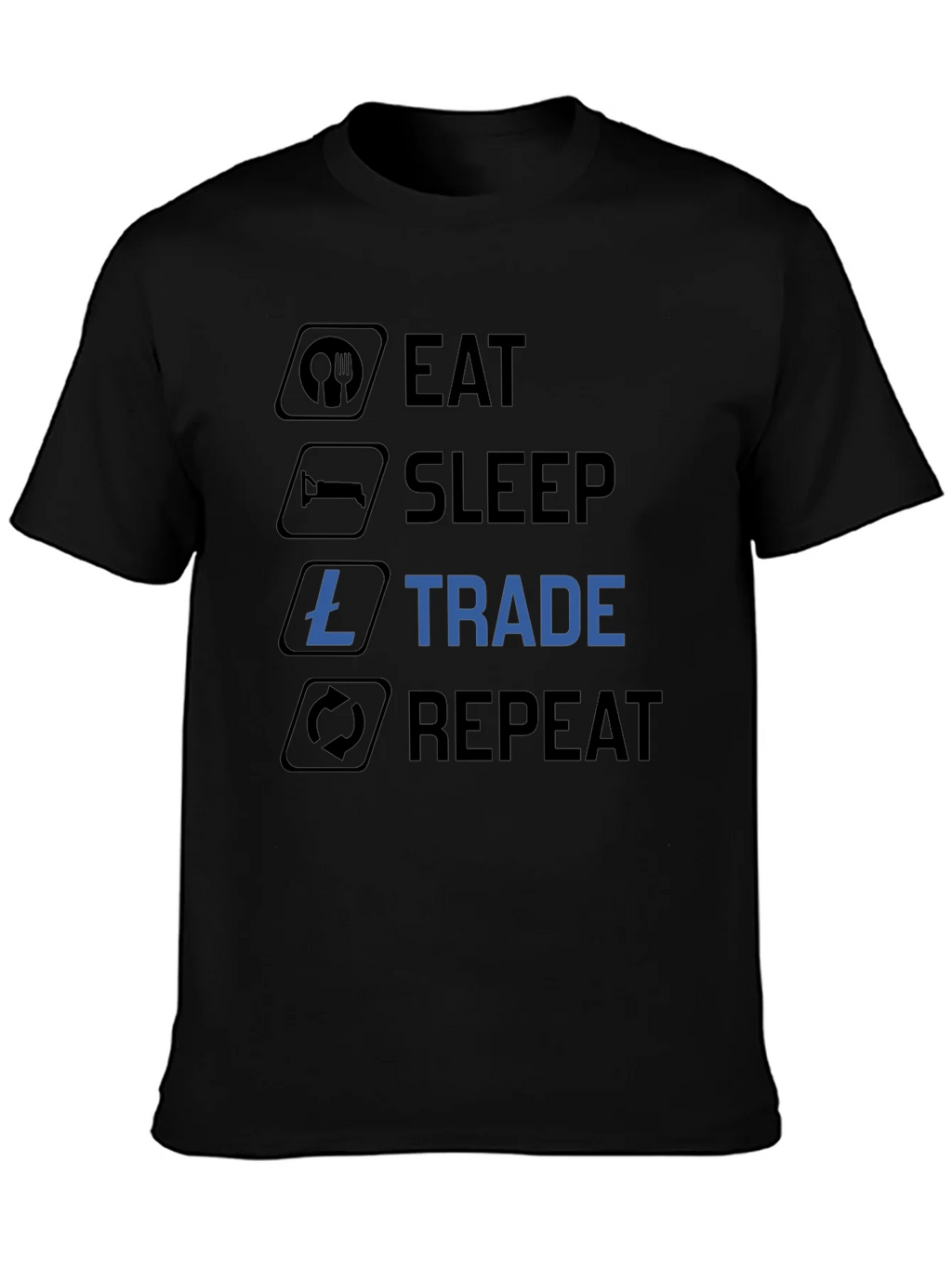Eat Sleep Trade Repeat T-Shirt product image 3