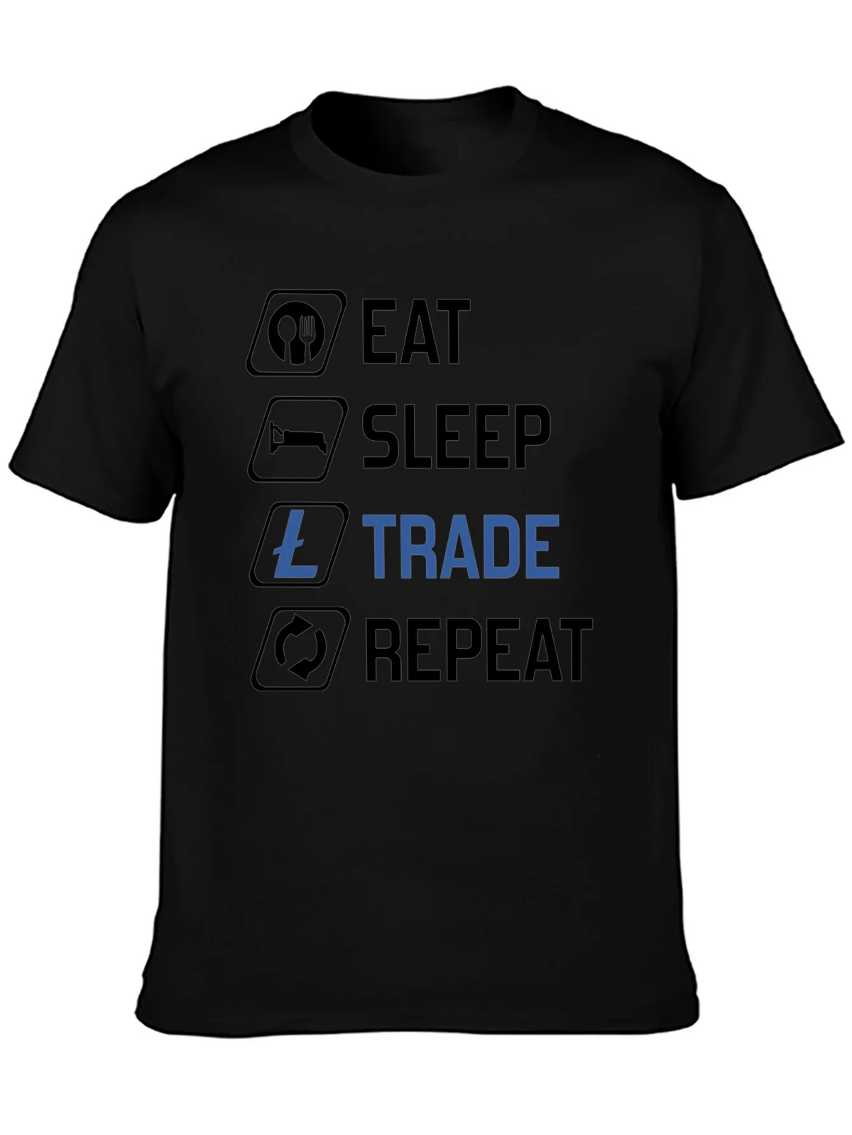 Eat Sleep Trade Repeat T-Shirt product image 3