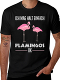 Flamingo Graphic T-Shirt - Ich Mag Halt Einfach Design product image 1